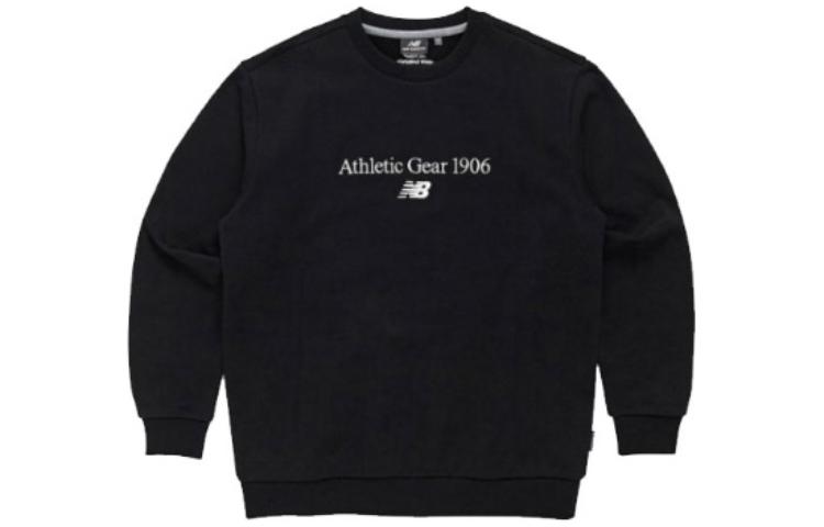 New Balance Logo Graphic Crewneck Long Sleeve Sweatshirt Men’s Black NBNCC21023-19