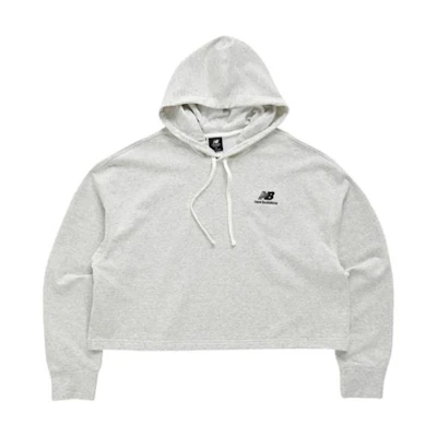 New Balance Logo Graphic Hoodie Unisex Light Grey NBN0C26113-33