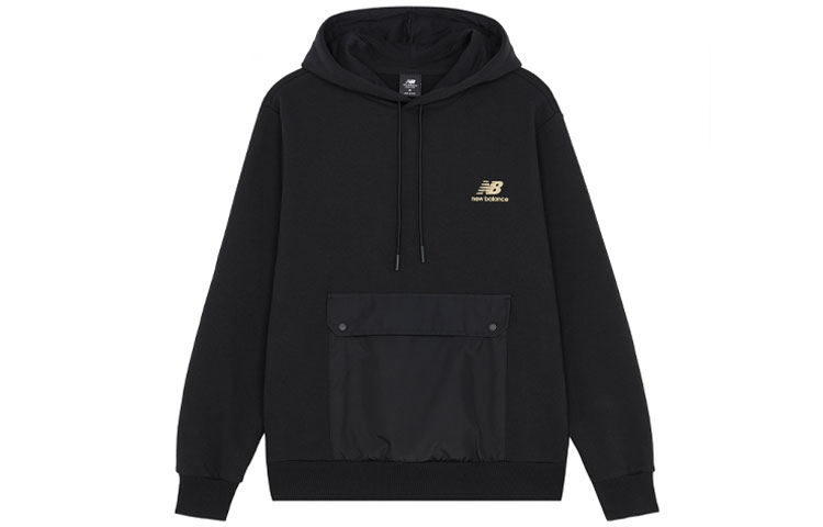 New Balance Logo Graphic Pullover Sweatshirt Men’s Black AMT14338-BK