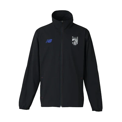 New Balance Logo Letter Zip-Up Casual Jacket for Men - Black AMJ45242-BK