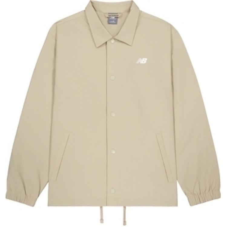 New Balance Logo Long Sleeve Jacket Unisex Beige AMJ43312-SOT