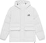 Order New Balance Jaket Hoodie Putih Zip Tersembunyi dengan Logo. AMJ23340-GYM