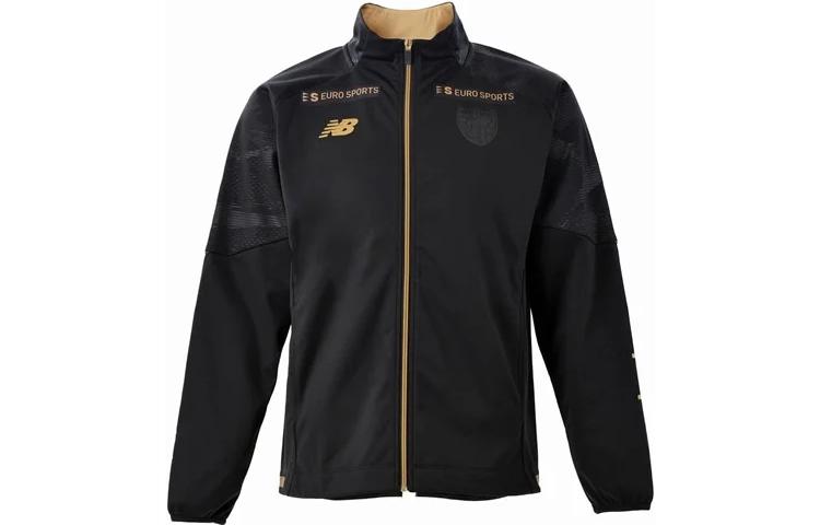 New Balance Logo Print High-Neck Jacket Black JMJF2330-BLG