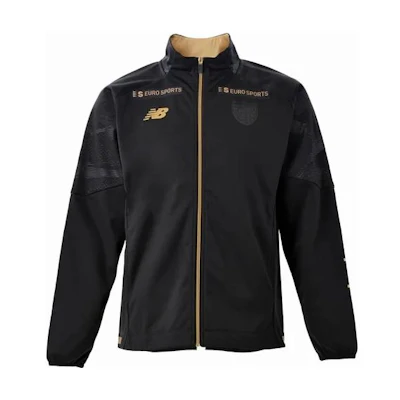 New Balance Logo Print High-Neck Jacket Black JMJF2330-BLG
