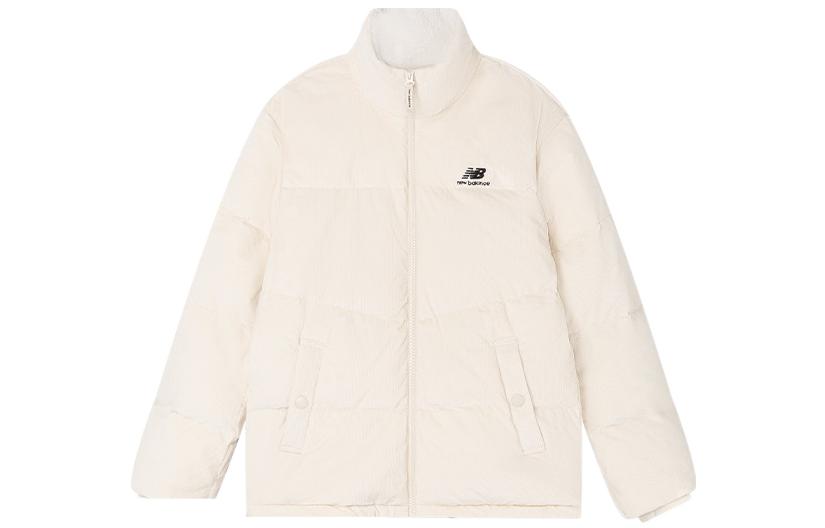 Order Chaqueta Acolchada Unisex Blanca Cuello Alto con Logo New Balance. NC5PC44393-IV