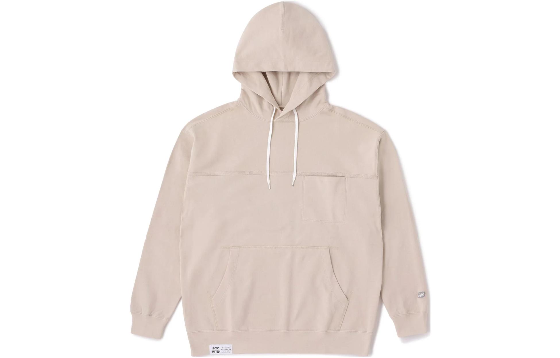 New Balance Logo Print Sweatshirt Light Beige AMT35145-TWF
