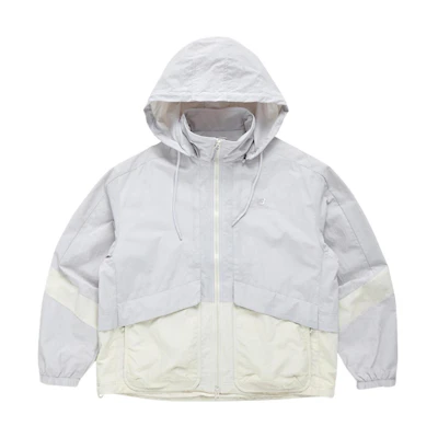 New Balance Logo Print Zip-Up Hoodie Jacket Unisex Grey NBNMC12013-16