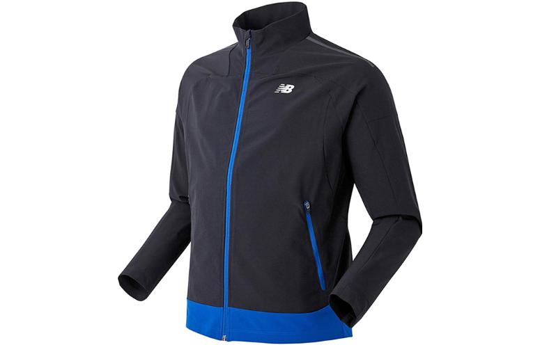 New Balance Logo Printed High-Neck Jacket Black NBMDA26021-19
