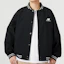 Shop New Balance Jaket Hitam Longgar Logo Printed Woven AMJ33362-BK