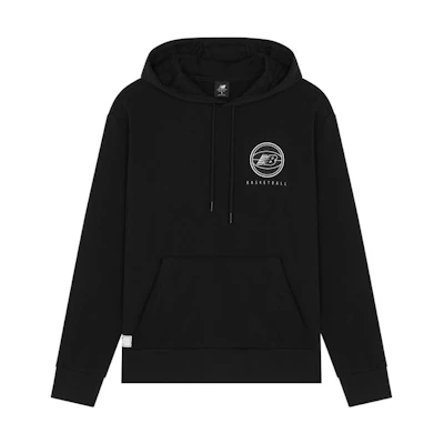 New Balance Logo Pullover Hoodie Black () MT13585-BK