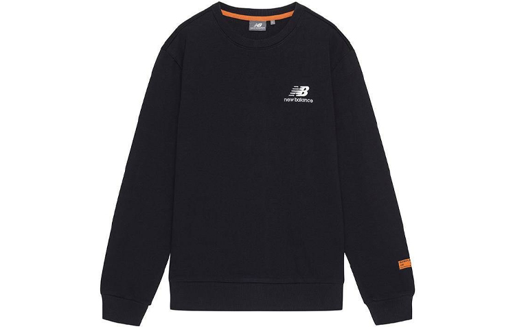 New Balance Logo Pullover Sweatshirt Unisex Black NCA34033-BK