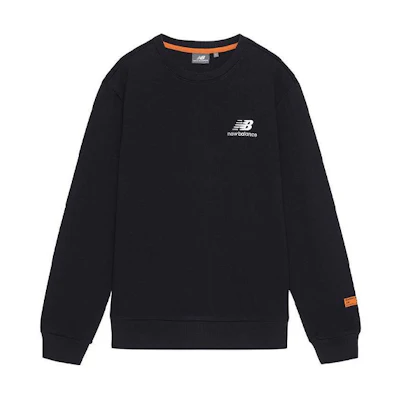 New Balance Logo Pullover Sweatshirt Unisex Black NCA34033-BK