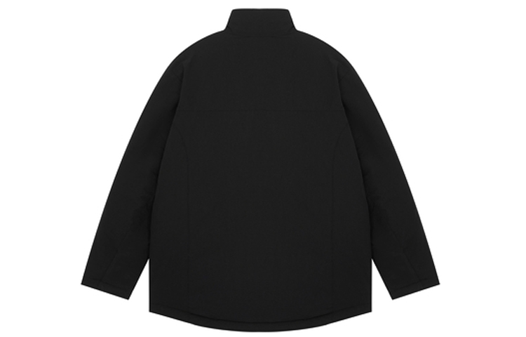 Lookbook ニューバランス ロゴ スタンドカラー ダウンジャケット ユニセックス ブラック. 5PB42191-BK