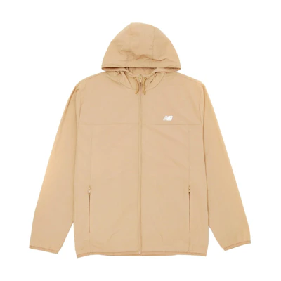 New Balance Logo Windbreaker Jacket - Prairie Beige MJ41506-GIN