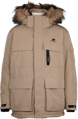 New Balance Jaket Panjang Khaki Musim Dingin Tebal Hangat Mantel. NPA46021-BEI Order New Balance Jaket Panjang Khaki Musim Dingin Tebal Hangat Mantel. NPA46021-BEI