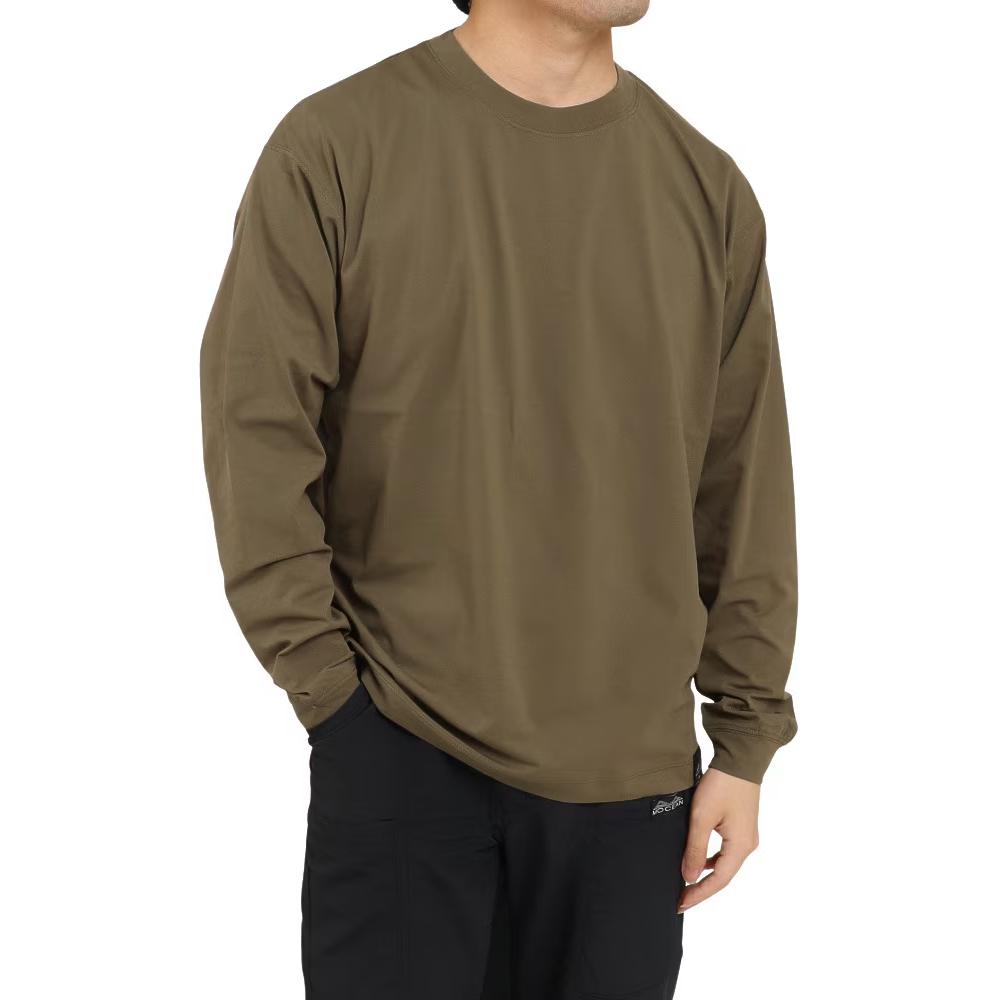 New Balance Loose Fit Crewneck Long Sleeve Sweatshirt Khaki JMTL2277-DRC