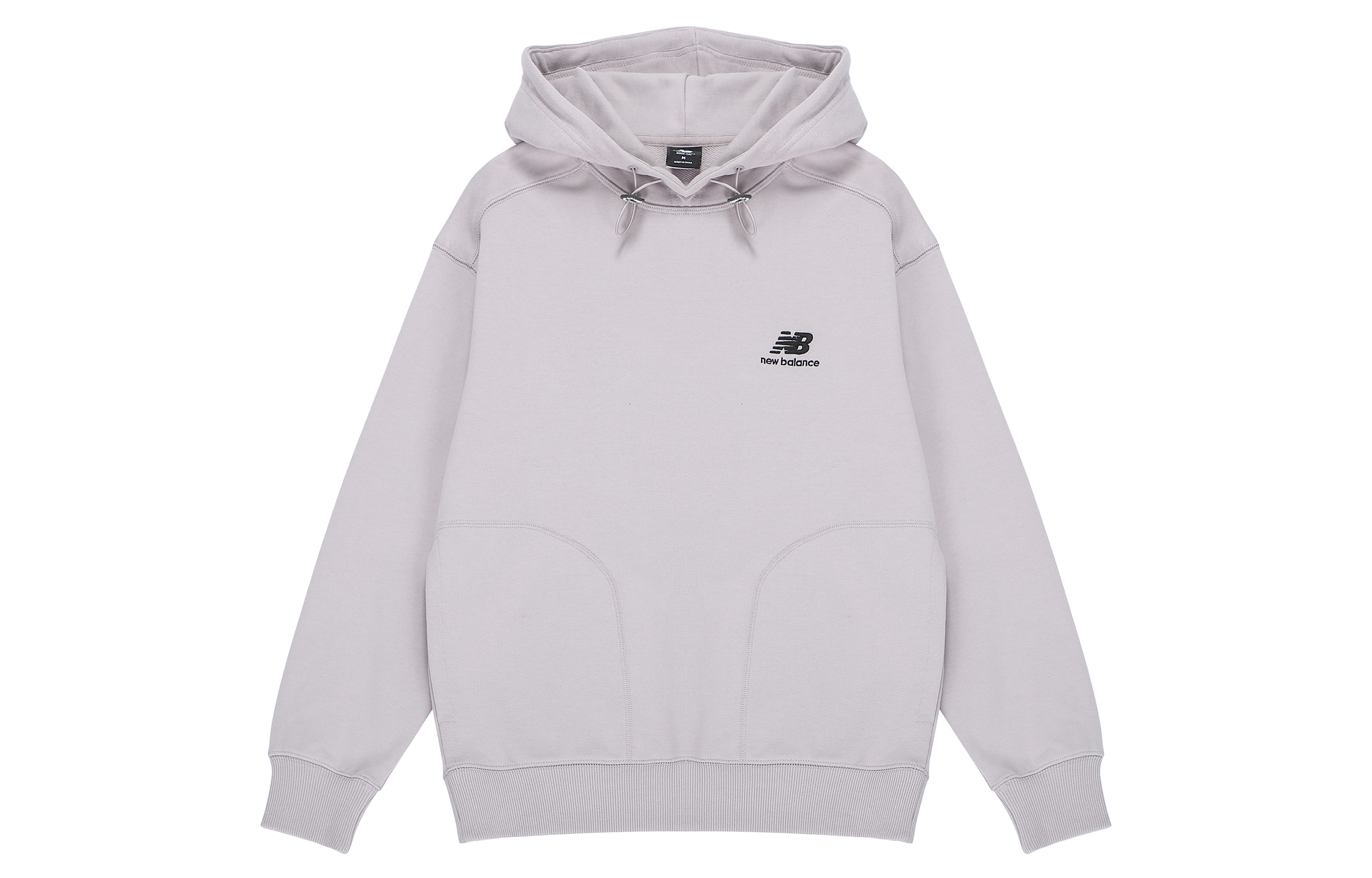 New Balance Loose Fit Logo Hoodie Light Purple Casual Fall/Winter Pullover AMT23334-SOA