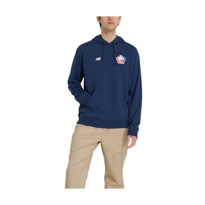 New Balance LOSC Soft Comfortable Hoodie Navy Blue Long Sleeve MT231471-NNY