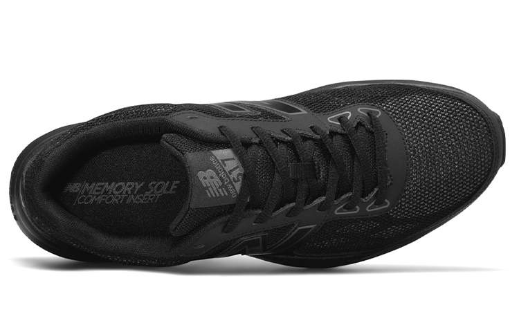 Lookbook Sneaker Larian Rendah Ber tali New Balance 'Hitam' MX517AB1