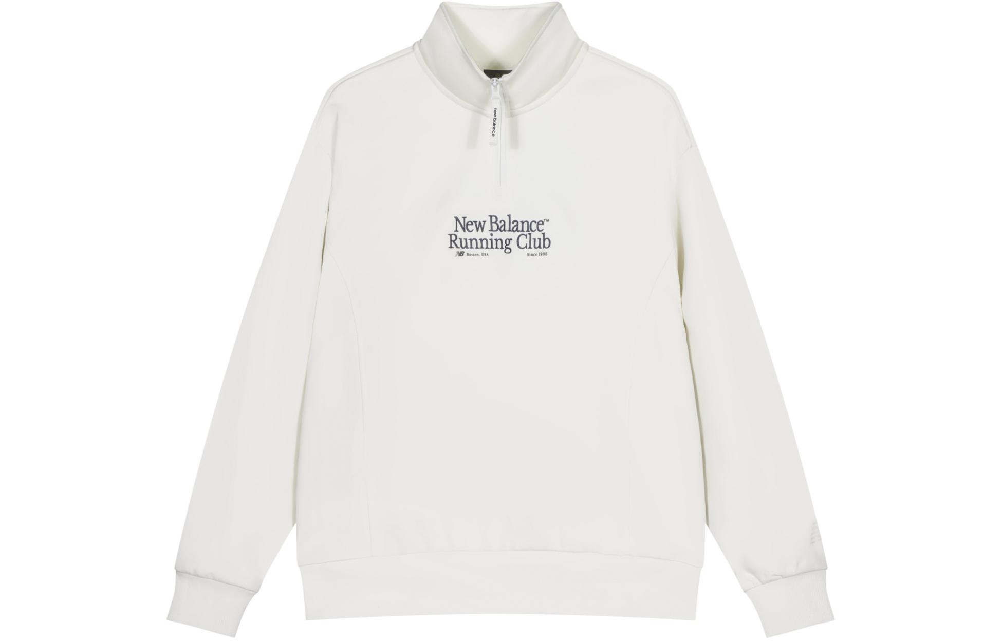 New Balance Lunar New Year Unisex Half-Zip White Sweatshirt NCE11021-IV