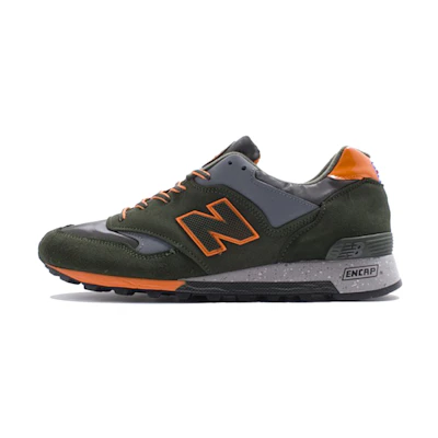 NB M577 Made In England 'Rain Mac Pack - Olive'