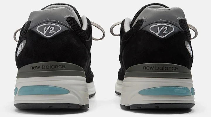 New Balance Made in UK 991v2 Kasut Santai Lelaki U991BK2-D Details for New Balance Made in UK 991v2 Kasut Santai Lelaki U991BK2-D