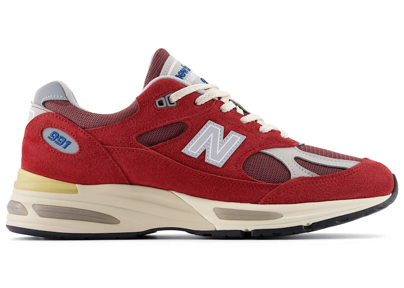 New Balance Made In Uk 991V2 Vintage Sports 'Karanda Red' U991RS2