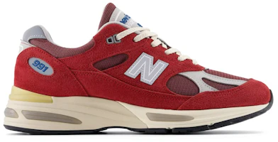 New Balance Made In Uk 991V2 Vintage Sports 'Karanda Red' U991RS2