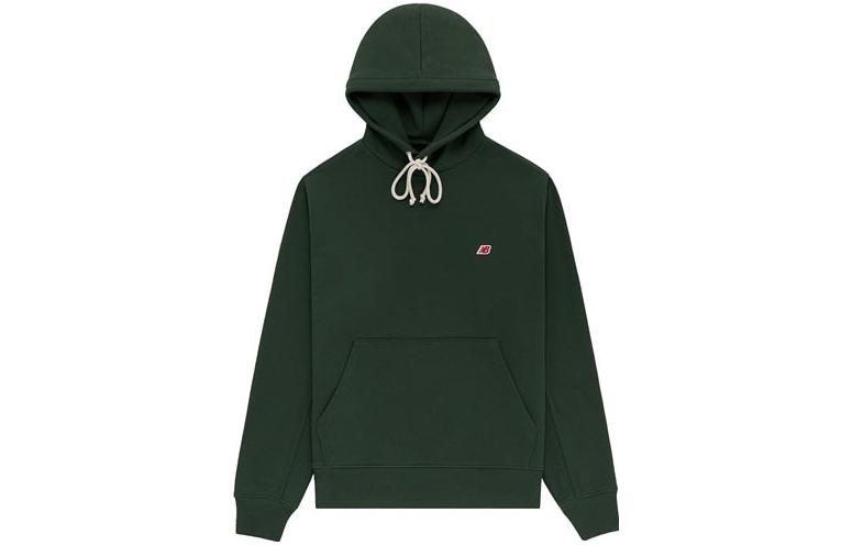 New Balance Made in USA FW22 Logo Pullover Sweatshirt Men’s Dark Green MT21540-MTN