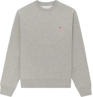 New Balance Made in USA Unisex Grey Logo Embroidered Crewneck Sweatshirt MT41544-AG New Balance Made in USA Unisex Grey Logo Embroidered Crewneck Sweatshirt MT41544-AG