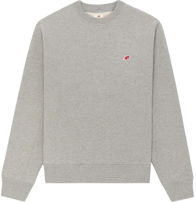 New Balance 美国制造男女通用灰色Logo刺绣圆领卫衣 MT41544-AG Buy New Balance 美国制造男女通用灰色Logo刺绣圆领卫衣 MT41544-AG