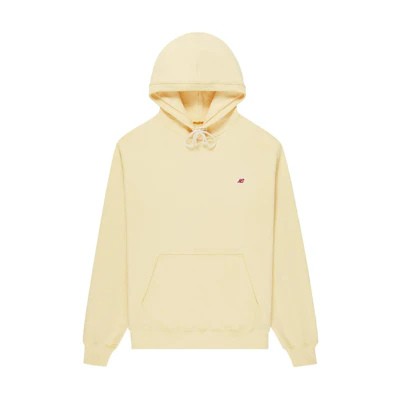 New Balance Made in USA Yellow Logo Embroidered Hoodie Unisex Casual Pullover MT41543-MZ