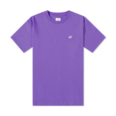New Balance MADE Solid Color Dopamine T-Shirt Purple Crewneck Tee MT21543-PRP