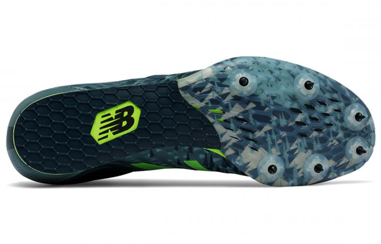 Shop New Balance MD500 v5 釘鞋 專業跑步鞋 深藍綠