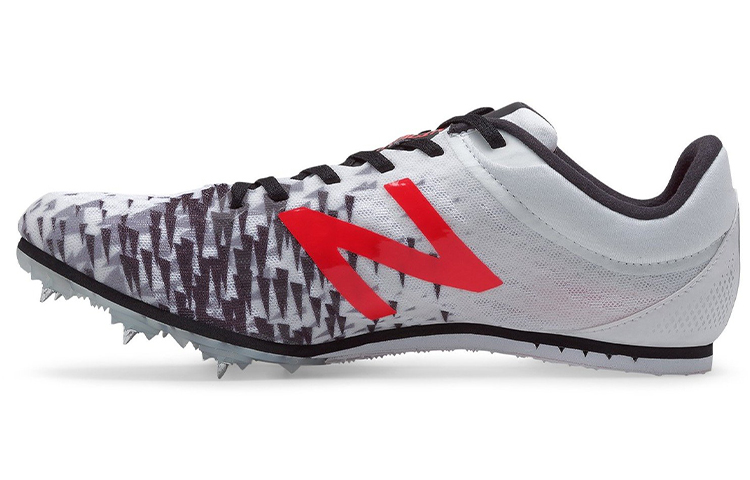 New Balance MD500v5 Track Spike 'White Gray Red' MMD500W5