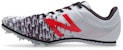 New Balance MD500v5 Kasut Lari Paku 'Putih Kelabu Merah' MMD500W5