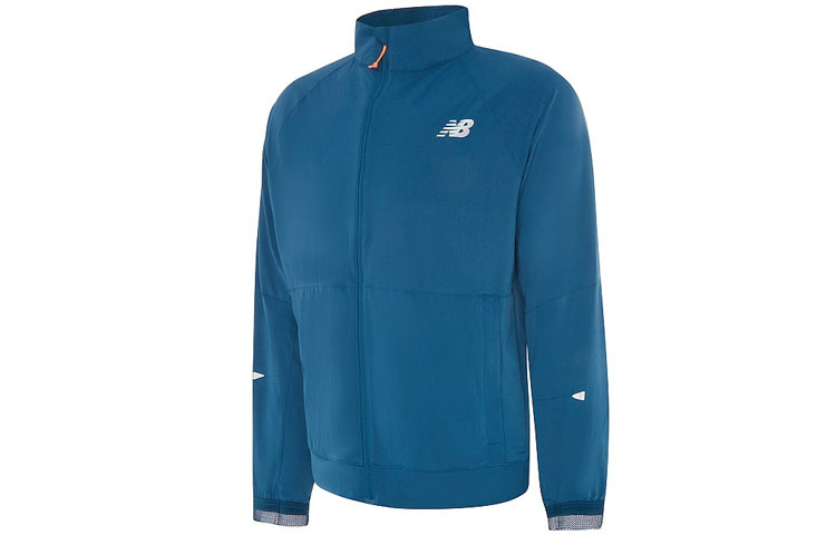 New Balance Mesh Back Knit Jacket Blue MJ03264-RGV