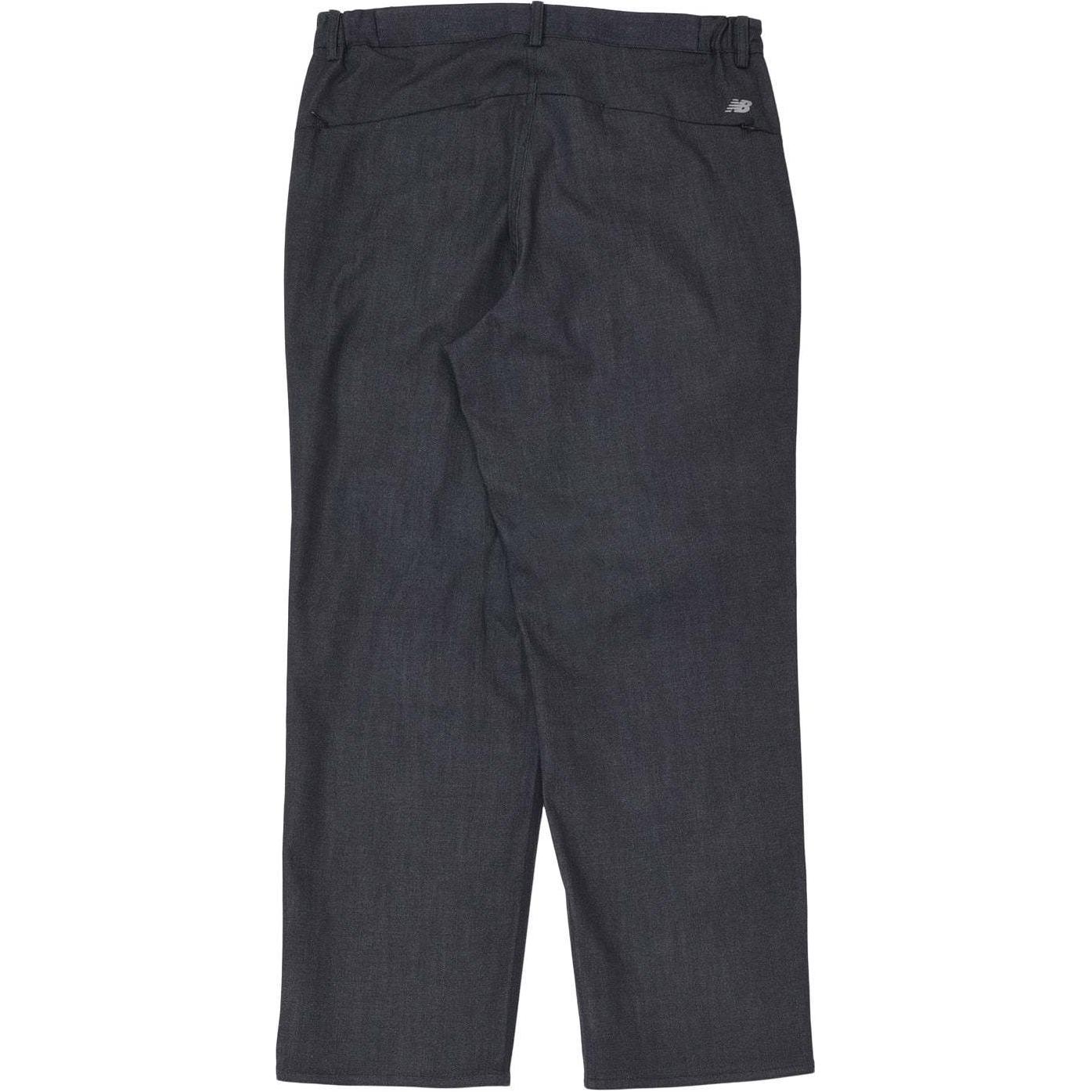 Lookbook New Balance MET24 丹寧寬版錐形休閒長褲 深藍色 男裝 AMP35008-IN