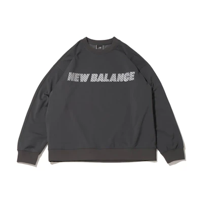 New Balance MET24 FW23 Solid Logo Crewneck Sweatshirt AMT35092-ACK