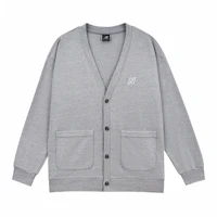 New Balance MET24 N V-Neck Cardigan Sports Jacket Gray Unisex Casual Wear AMJ35092-AG New Balance MET24 N V-Neck Cardigan Sports Jacket Gray Unisex Casual Wear AMJ35092-AG