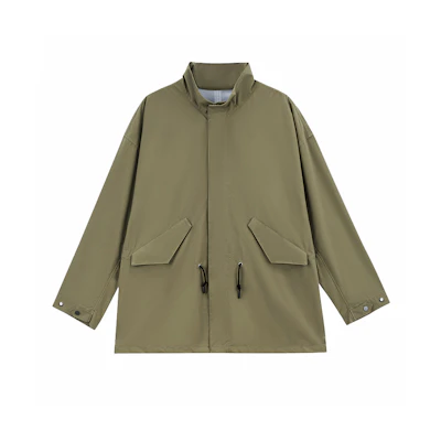 New Balance MET24 Olive Stand Collar Long-Sleeve Jacket AMJ35093-CGN