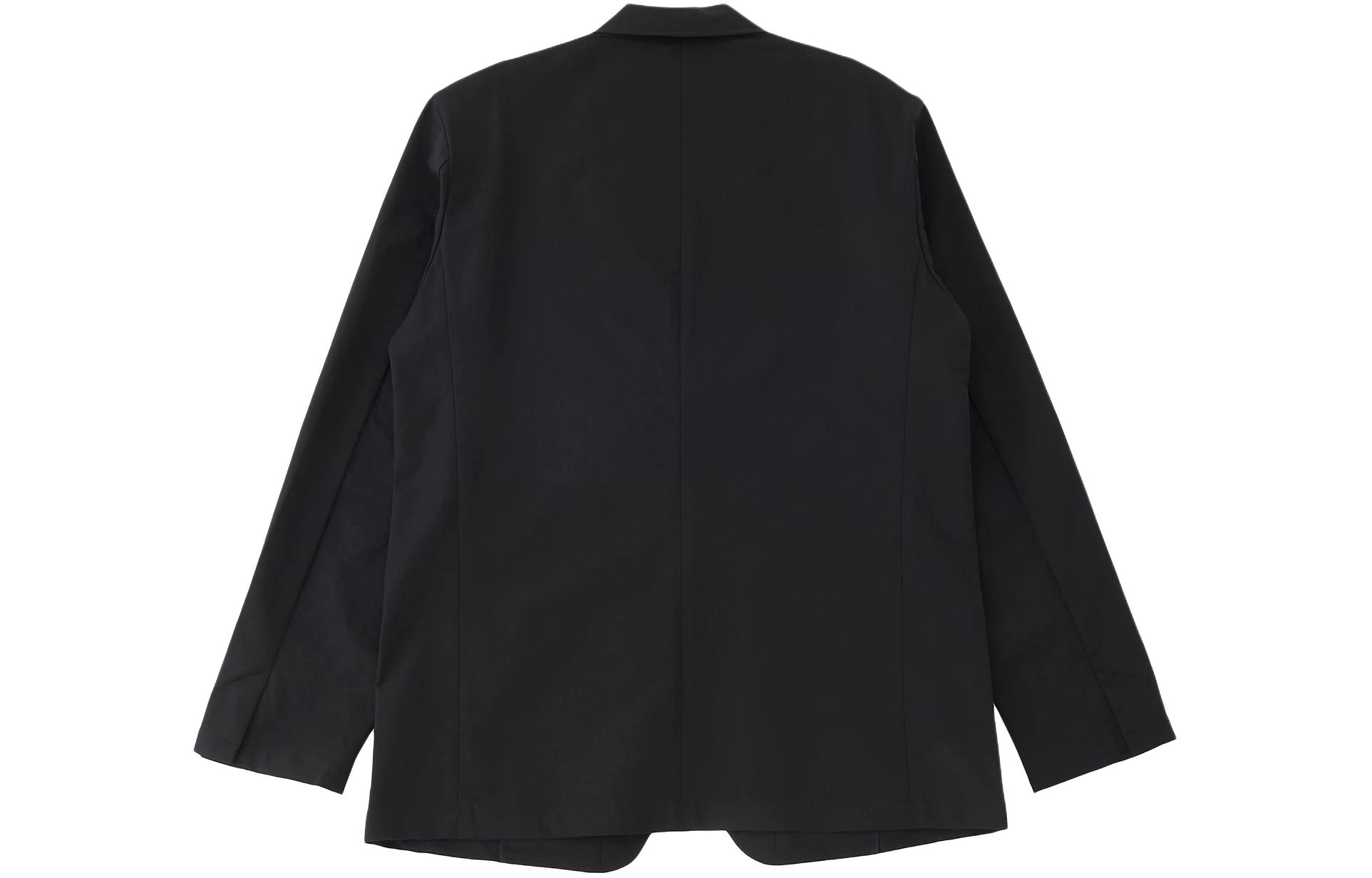 Lookbook New Balance Met24 Single Breasted Blazer Long Sleeve Jacket Black Men. AMJ45000-BK