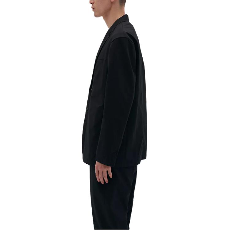 Sizing New Balance Met24 Single Breasted Blazer Long Sleeve Jacket Black Men. AMJ45000-BK