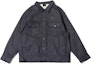 Buy New Balance MET24 SS24 Denim Unisex Grey Button-Up Retro Logo Long Sleeve Shirt amj45026-in