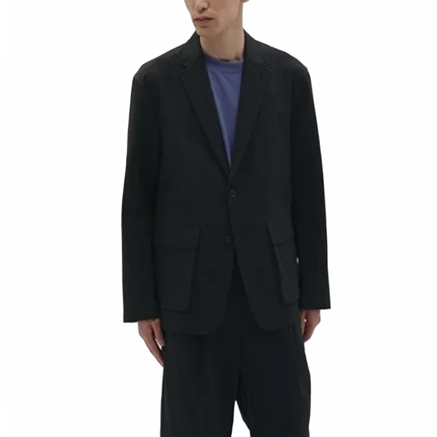 Details for New Balance MET24 男女款黑色單排扣休閒長袖外套 AMJ45003-BK