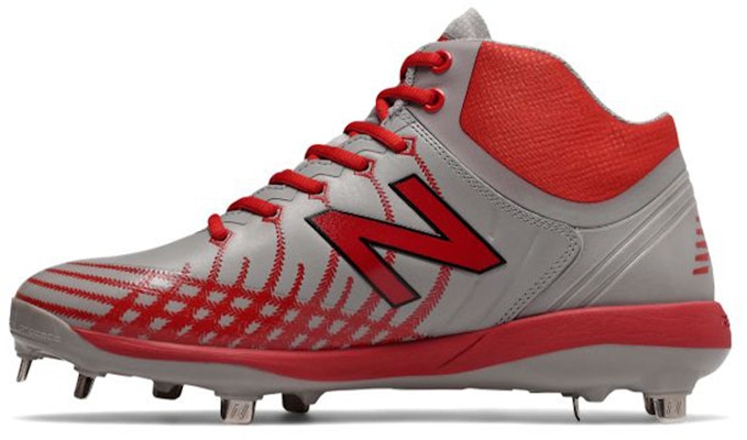 New Balance Mid-Cut 4040 v5 Metal 'Grey Red' M4040RG5 Buy New Balance Mid-Cut 4040 v5 Metal 'Grey Red' M4040RG5