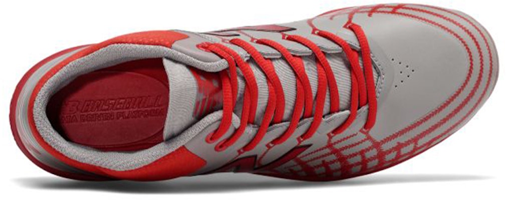 New Balance Mid-Cut 4040 v5 Metal 'Grey Red' M4040RG5 Lookbook New Balance Mid-Cut 4040 v5 Metal 'Grey Red' M4040RG5