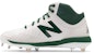 New Balance Potongan-Tengah 4040 v5 Logam 'Putih Hijau' M4040OA5