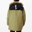 Details for 뉴발란스 밀리터리 그린 컬러블록 방풍 퍼트림 다운 파카. AMJ13329-OV