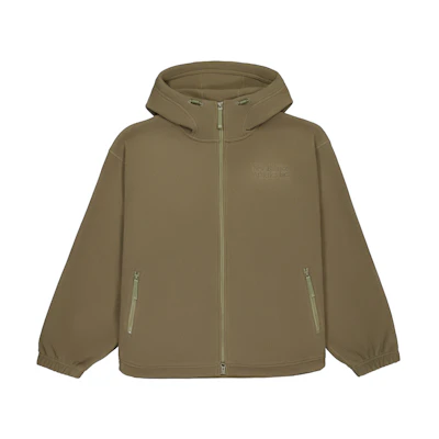 New Balance Military Green Full-Zip Hoodie Jacket Long Sleeve MDE41201-KH